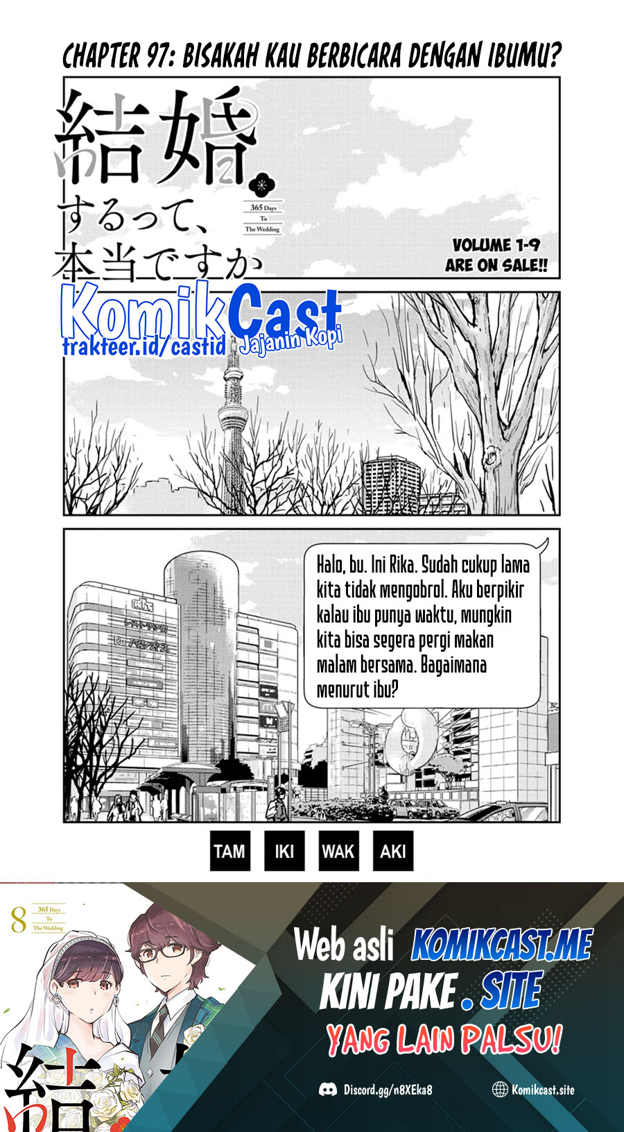 Kekkon Surutte, Hontou Desu ka? Chapter 97 Gambar 2